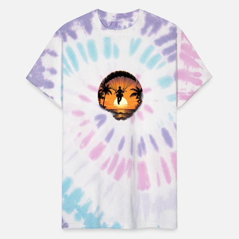 Skydiving Skydiver Parachute Parachuting Sunset