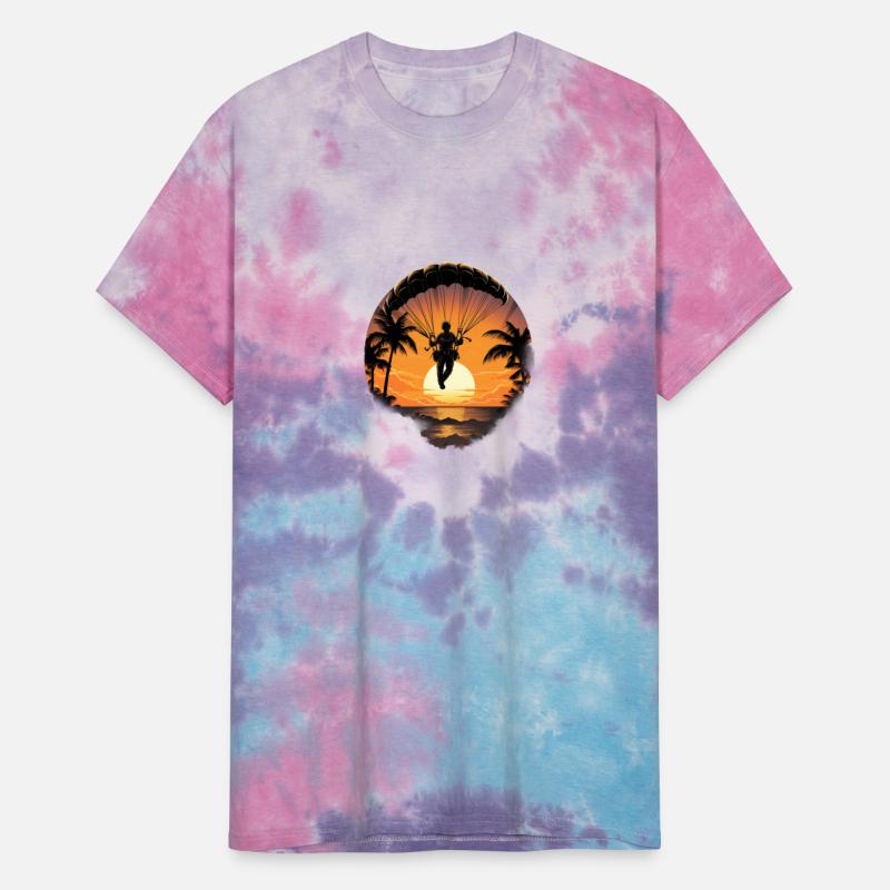 Skydiving Skydiver Parachute Parachuting Sunset