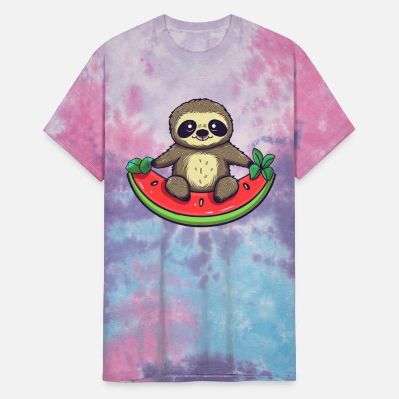 Sloth with Watermelon - Relaxed Design