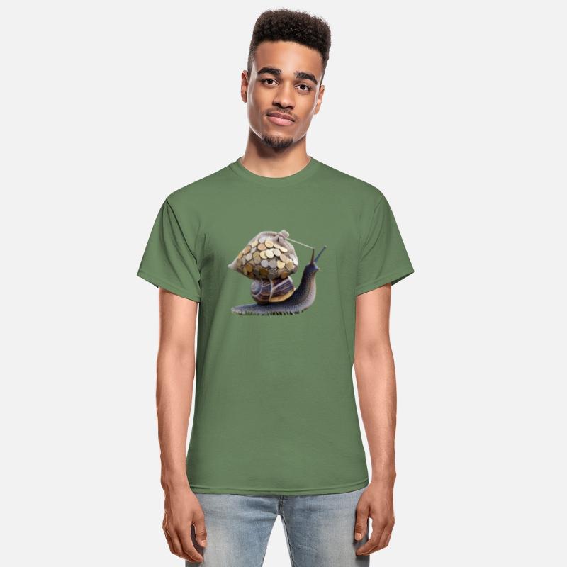 Snail Carrying Coins