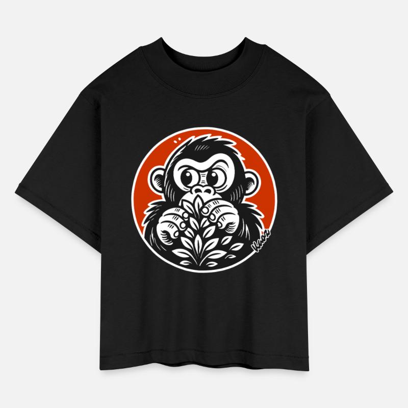 Sneaky Little Gorilla Monkey Hiding