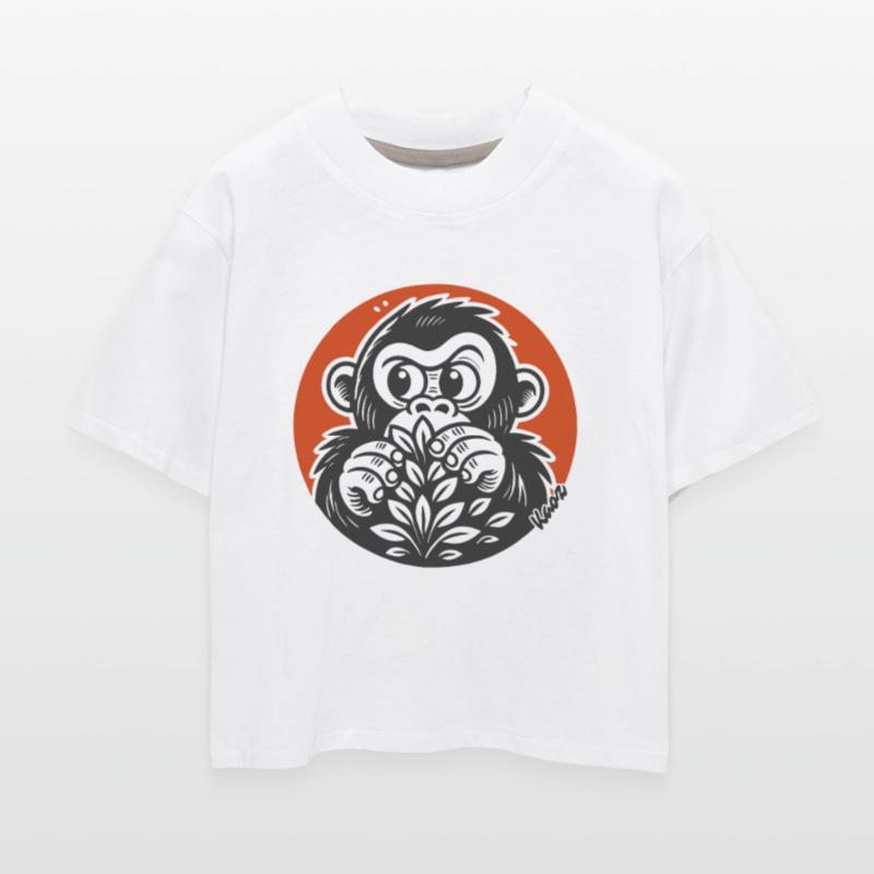 Sneaky Little Gorilla Monkey Hiding