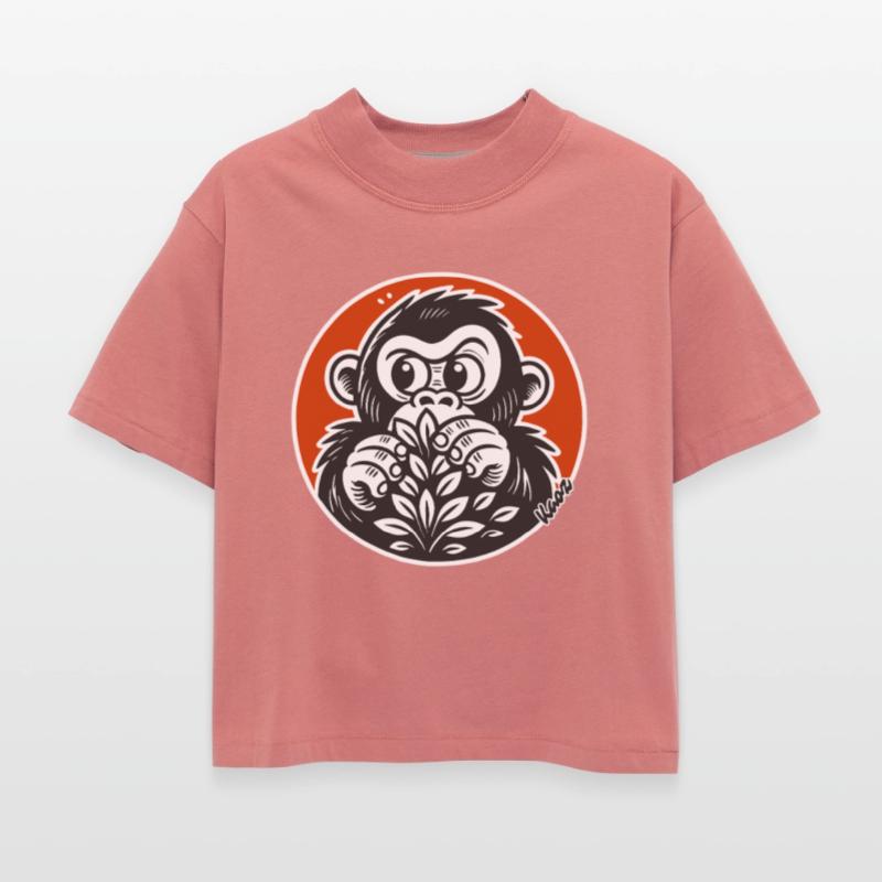 Sneaky Little Gorilla Monkey Hiding