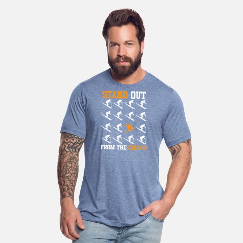 Snowboarder Freestyle Stand Out Snow Slope