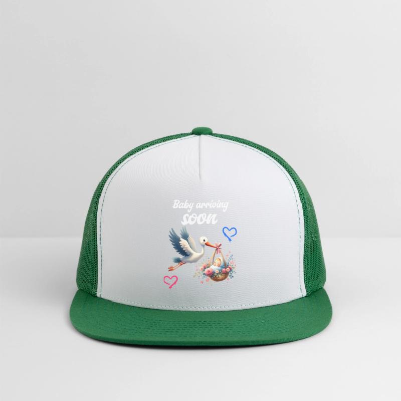 Soon I'll Be A Mother, With Stork, Baby Is Coming