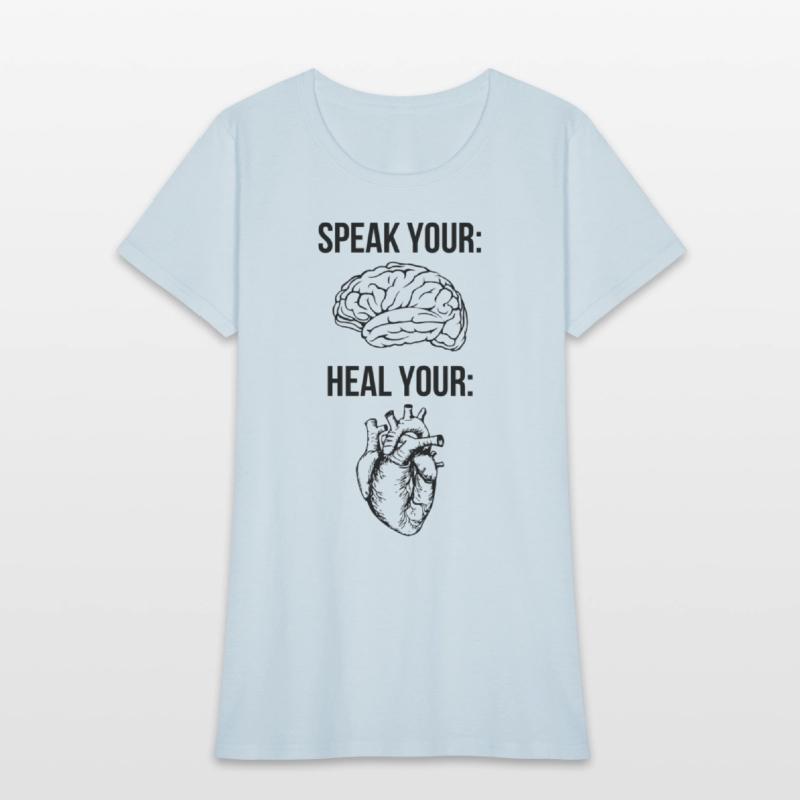 Speak Your Mind Heal Heart - Mental Health Quotes