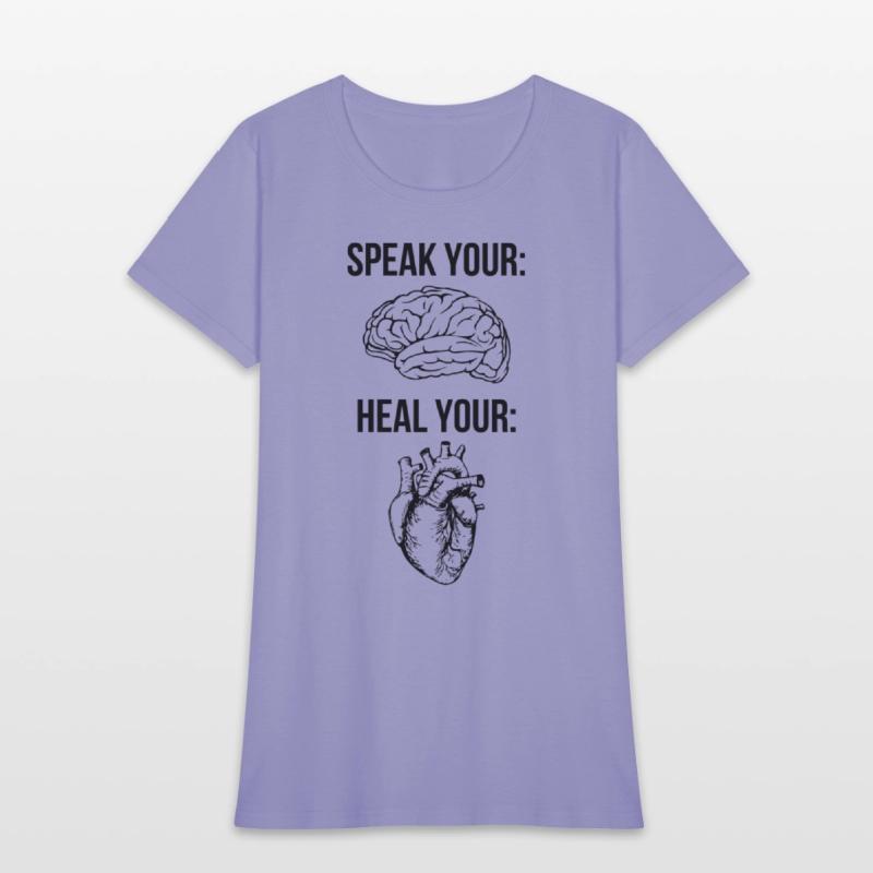 Speak Your Mind Heal Heart - Mental Health Quotes