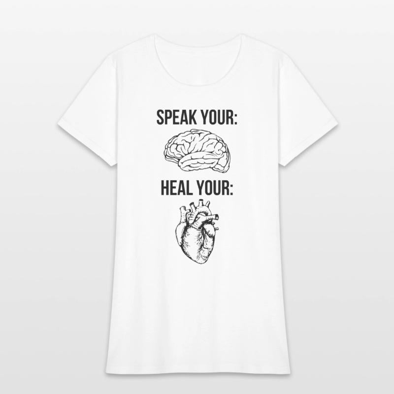 Speak Your Mind Heal Heart - Mental Health Quotes