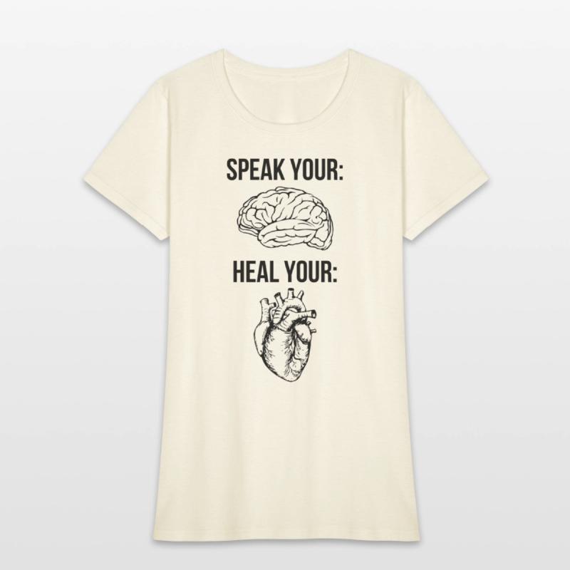 Speak Your Mind Heal Heart - Mental Health Quotes