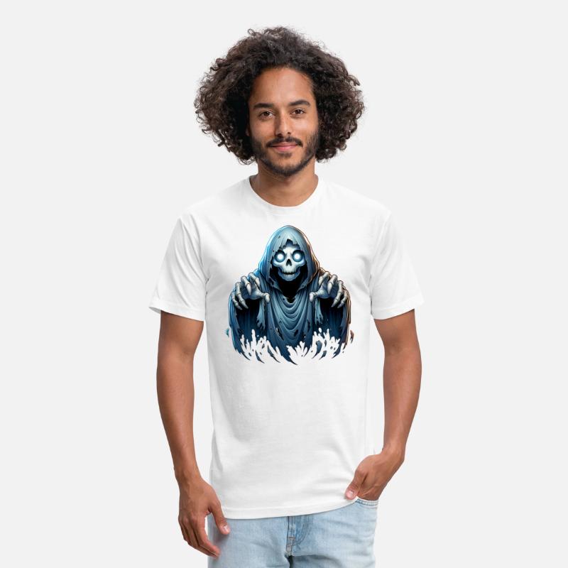 Spectral Reaper – Glowing-Eyed Hooded Phantom