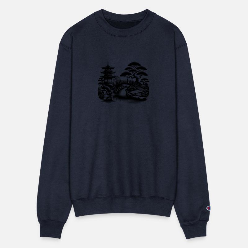 Spiritual Balance Japanese Temple Bridge