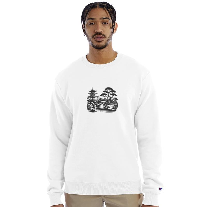 Spiritual Balance Japanese Temple Bridge