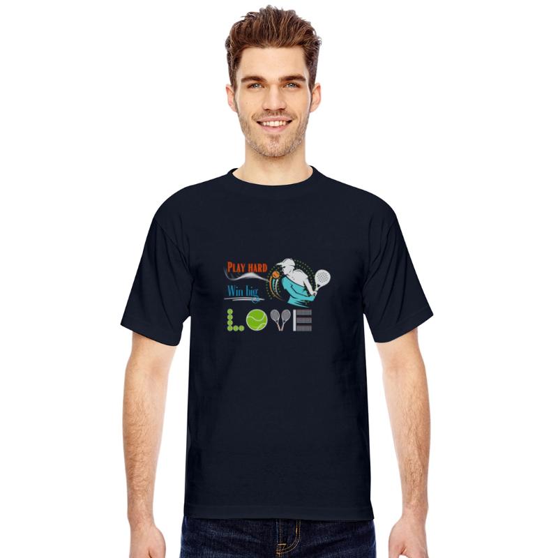 Sports design based tennis lover