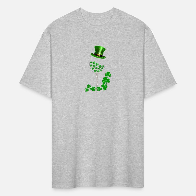 St Patricks Day Shamrock Wine Glass