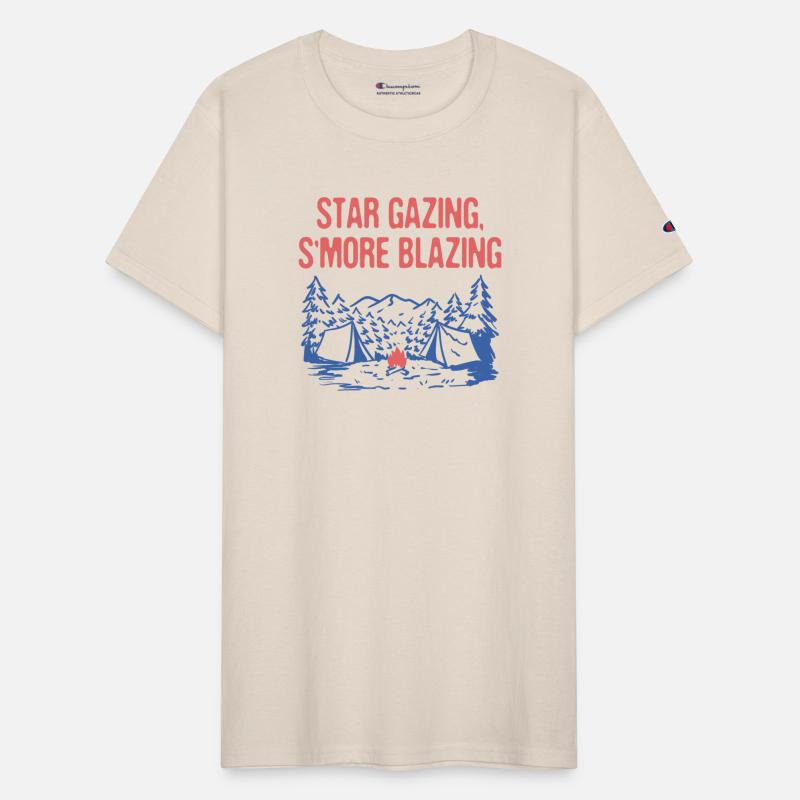 Star Gazing S'more Blazing Camping Friends Camper