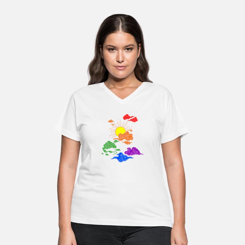 Sun and Clouds LGBT. LGBTQ Pride.