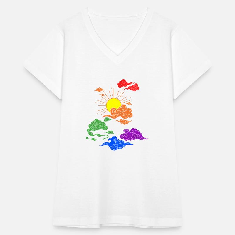 Sun and Clouds LGBT. LGBTQ Pride.