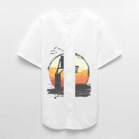 Sunset Basketball Hoop Enthusiast Graphic