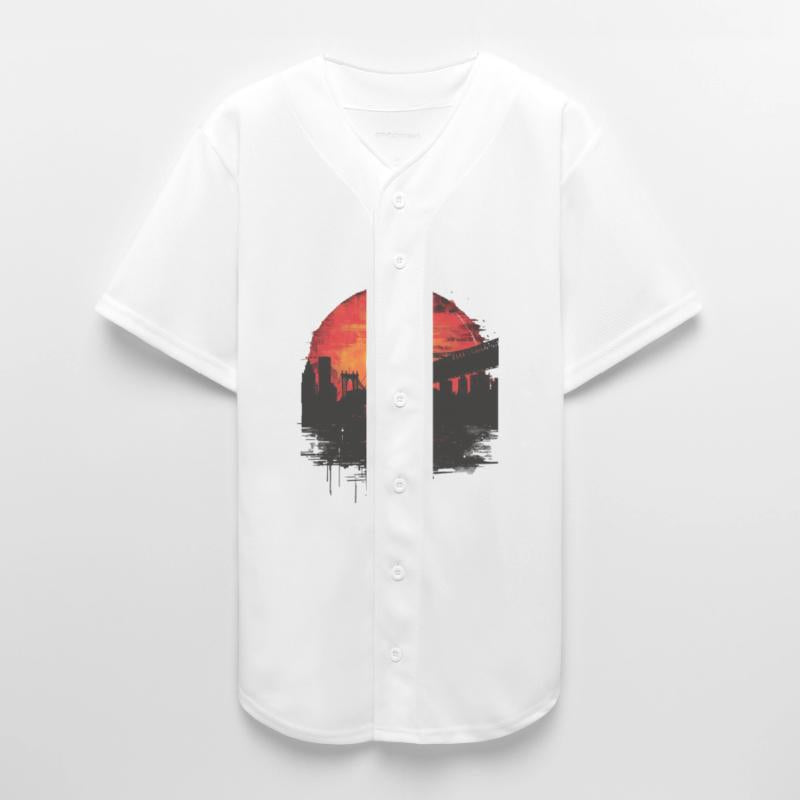 Sunset Bridge Silhouette Reflection