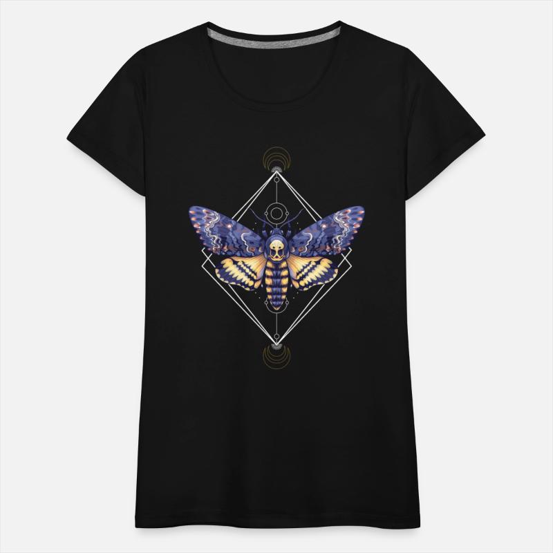 Surreal Death Moth Dark art - Gift For Moth lover