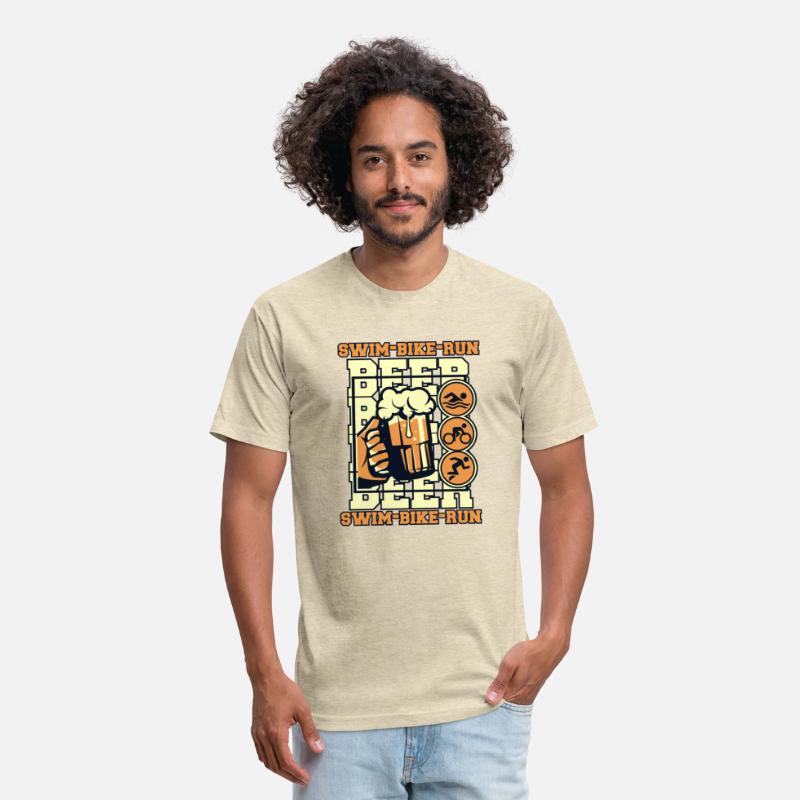 Swim Bike Run Beer Triathlete Bike Training Profi