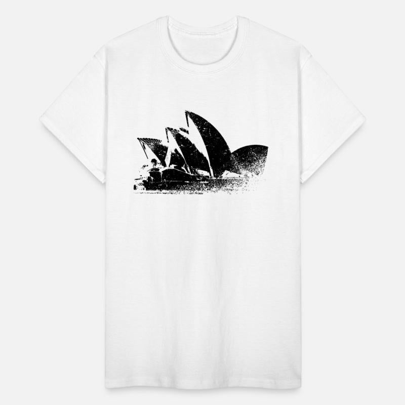 Sydney Opera House Vintage Skyline Love Australia