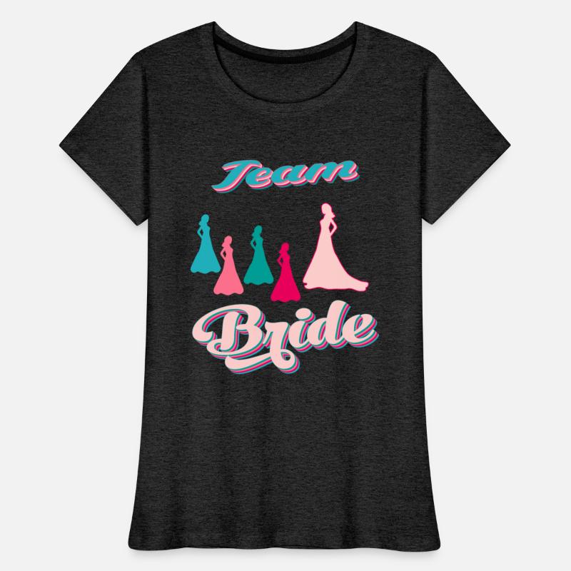 team bride silhouettes bachelorette party