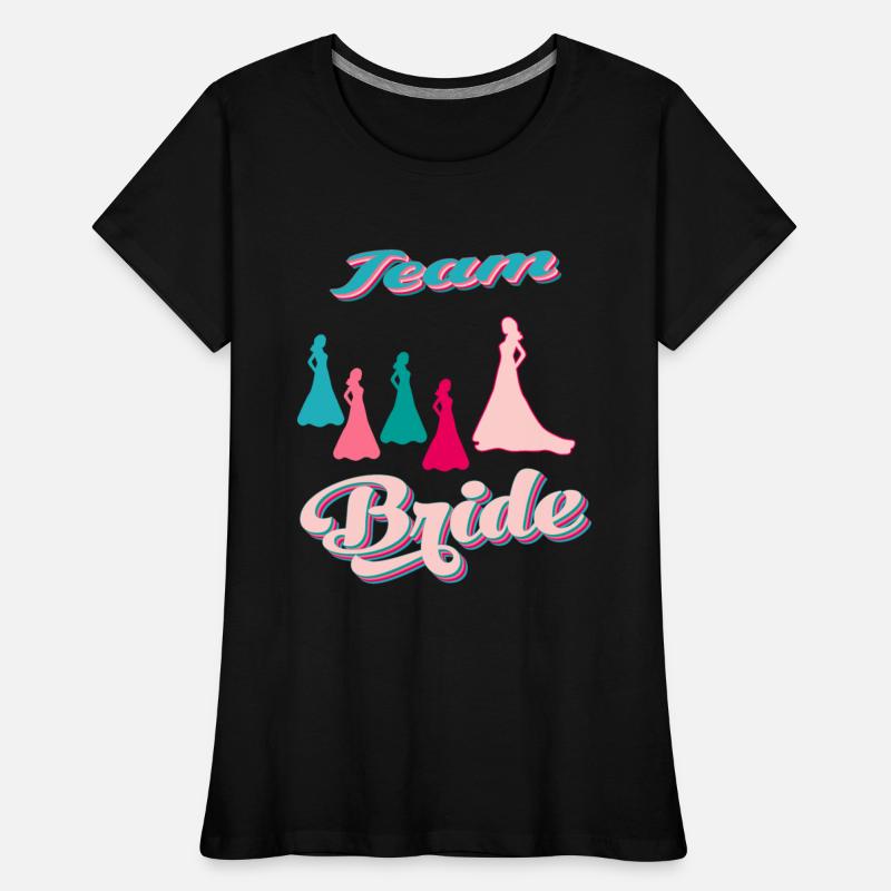 team bride silhouettes bachelorette party