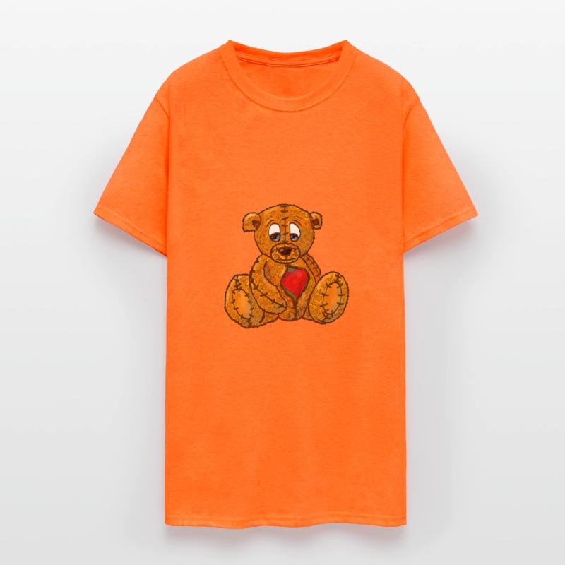 Teddy bear with a broken heart