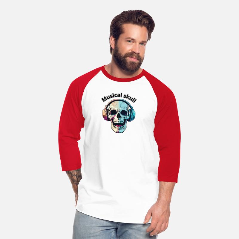 The Music Skull T-Shirt is a stylish and eye-