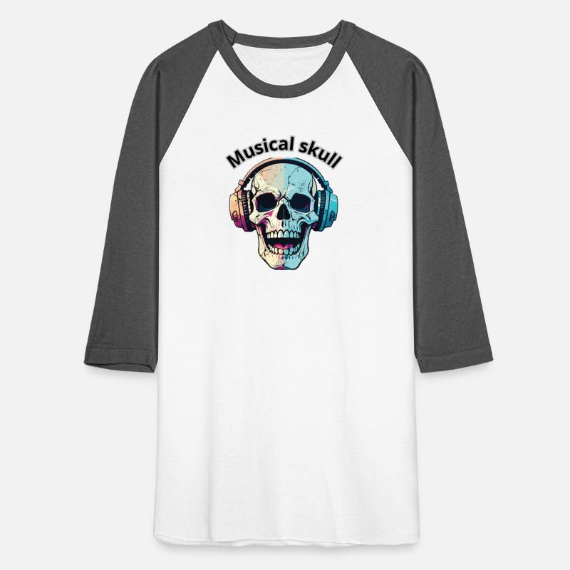 The Music Skull T-Shirt is a stylish and eye-