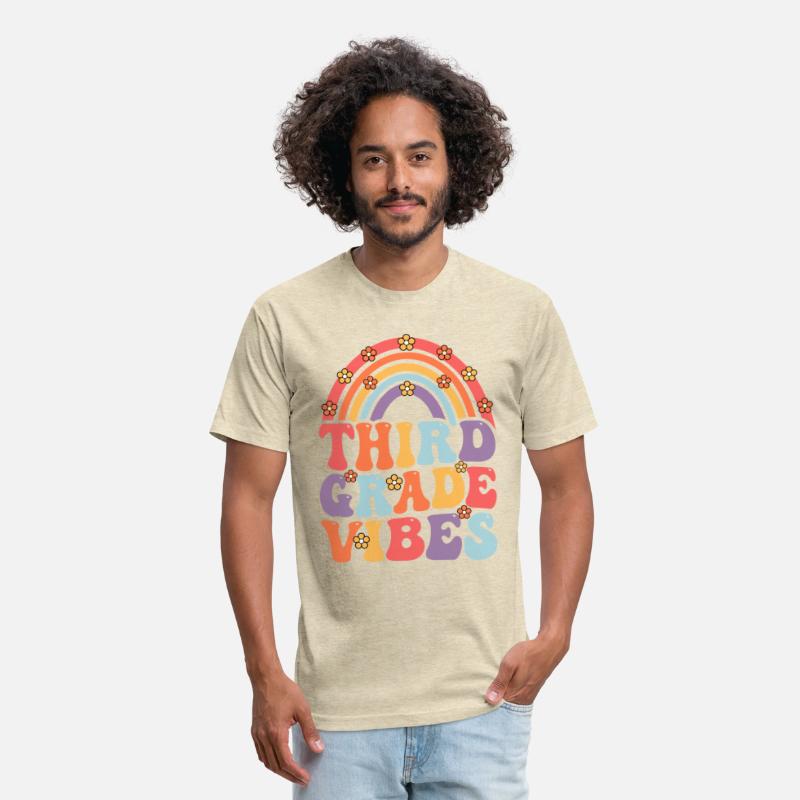 Third Grade Vibes Boho Rainbow Back To School