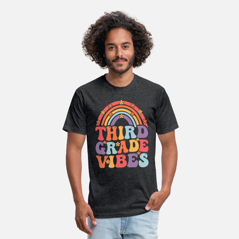 Third Grade Vibes Boho Rainbow Back To School