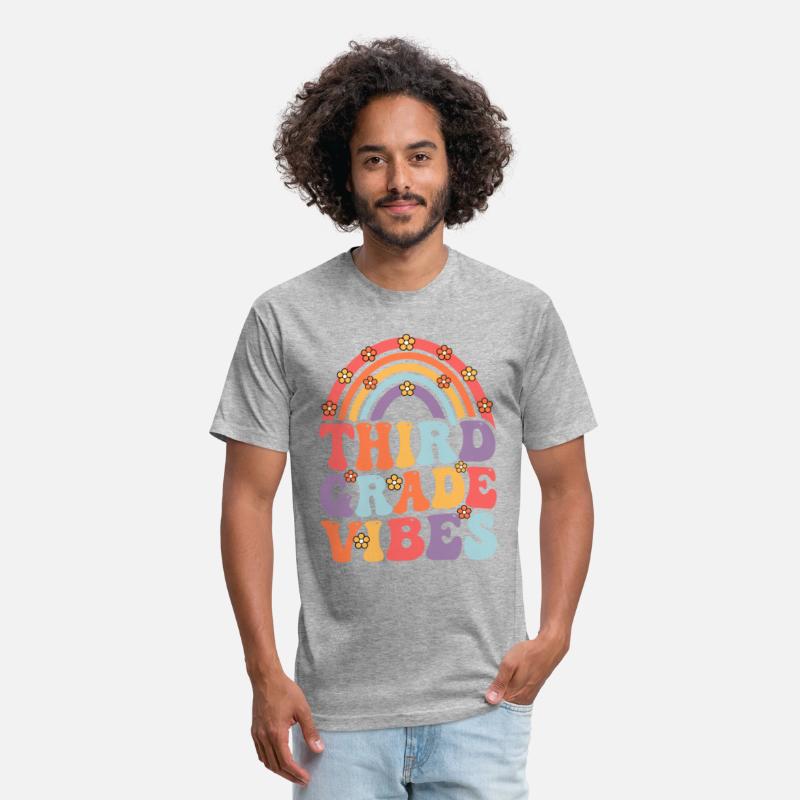 Third Grade Vibes Boho Rainbow Back To School