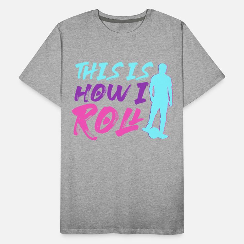 This How I Roll One Wheel Skateboard Vintage Gift