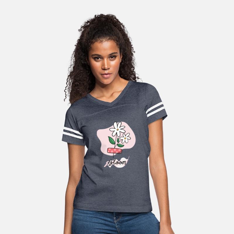 time to bloom on Women's Hi-Lo Tee