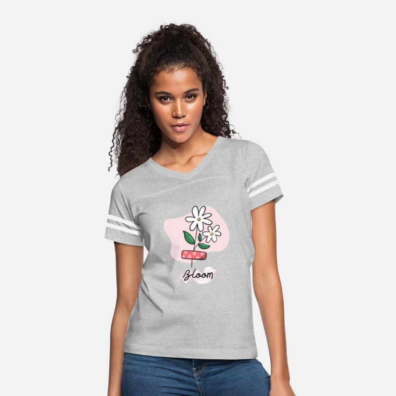 time to bloom on Women's Hi-Lo Tee