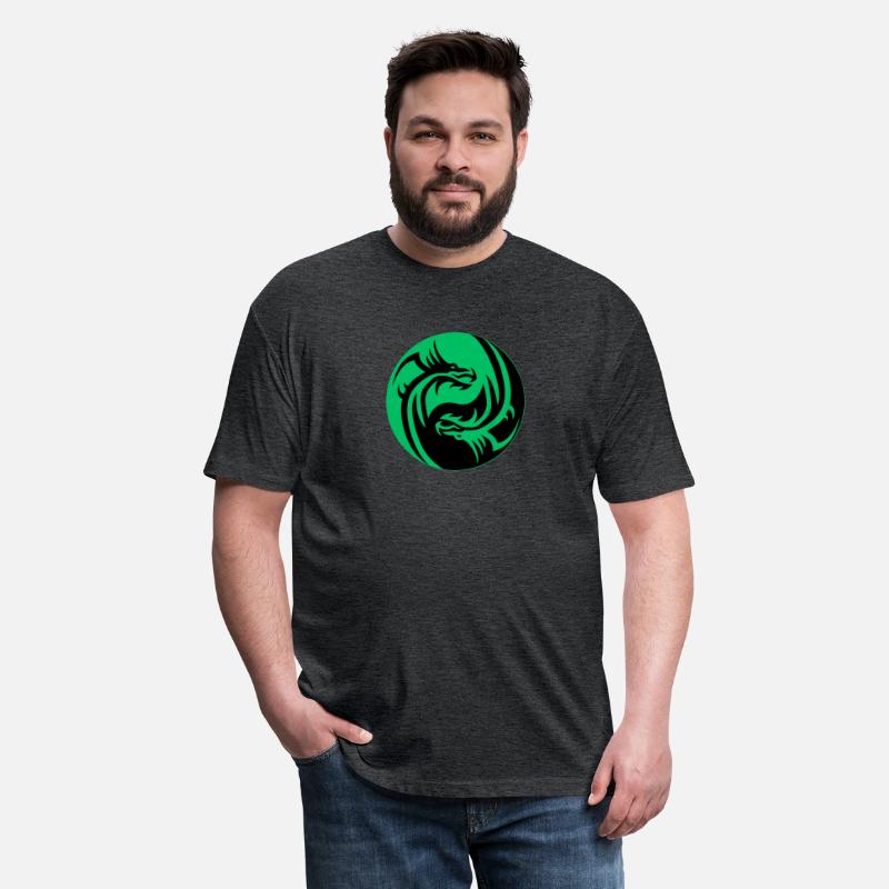 tow Dragonball in circle green and black