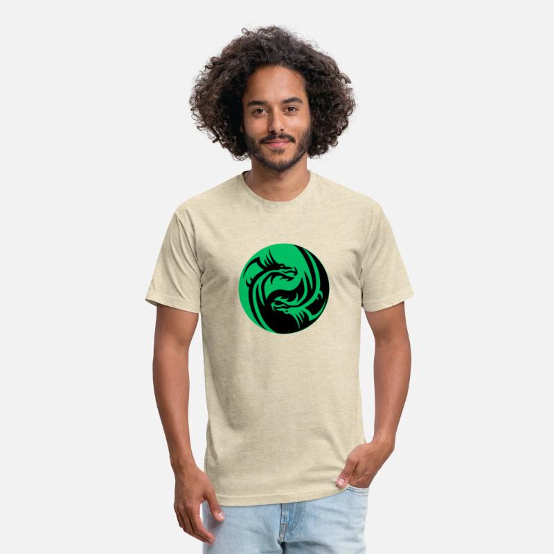 tow Dragonball in circle green and black
