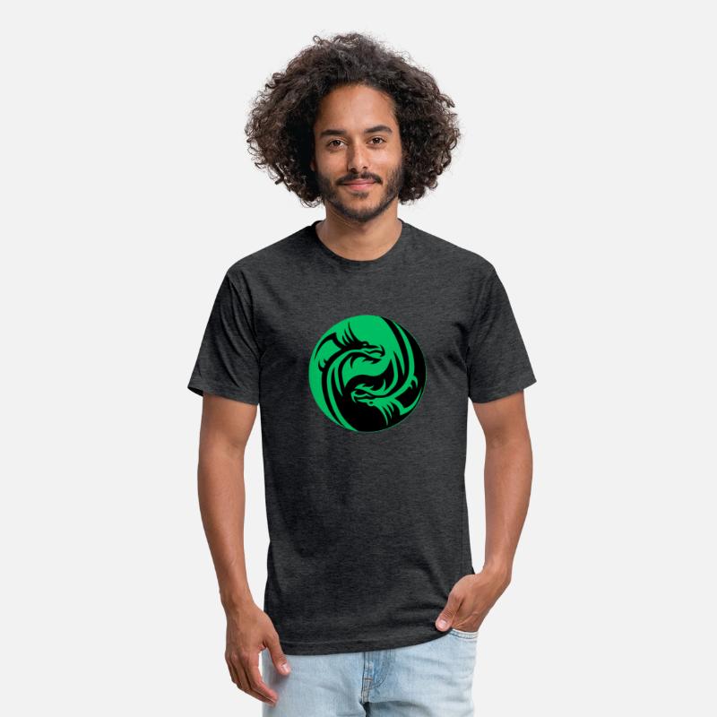 tow Dragonball in circle green and black