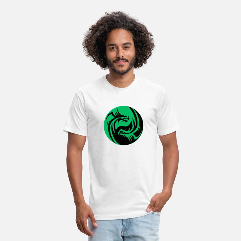 tow Dragonball in circle green and black