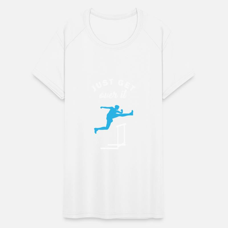 Track And Field Gymnast Hurdle Runner Running