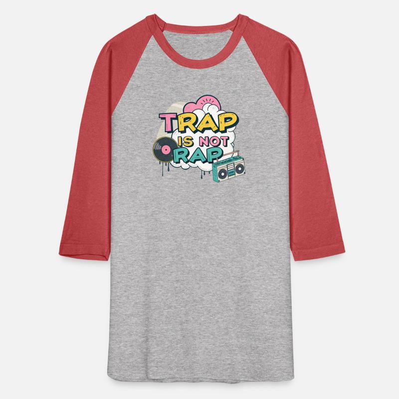 Trap Is Not Rap" Graffiti Hip-Hop T-Shirt
