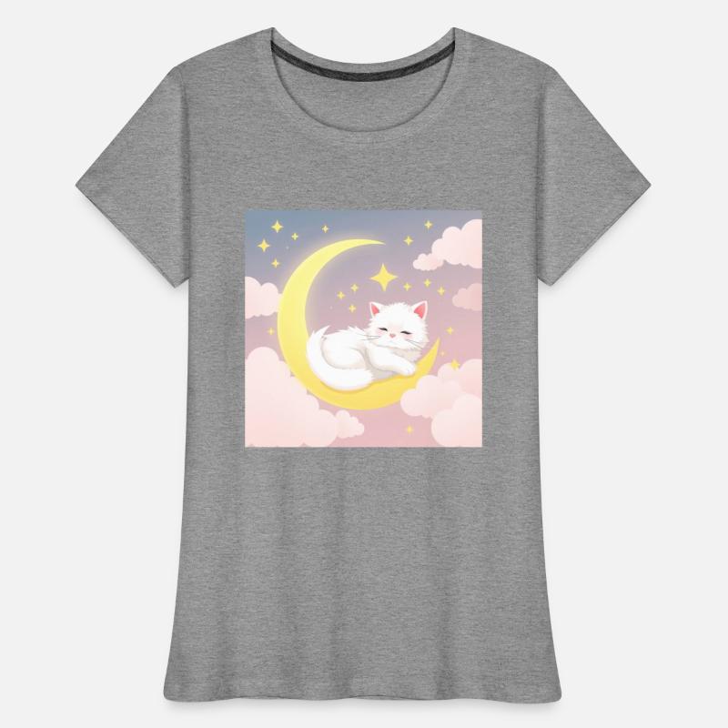 Ultra cute fluffy white cat asleep on a glowi