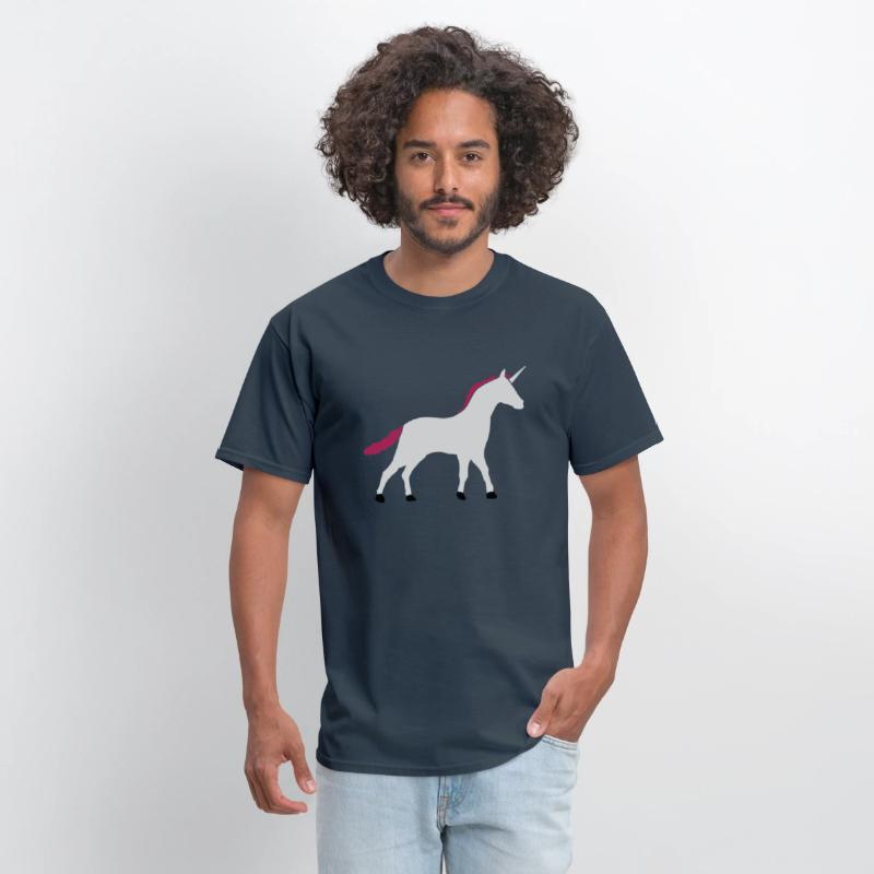 Unicorn silhouette outline shadow