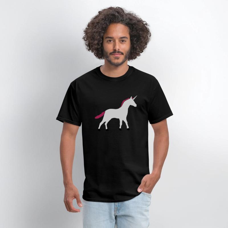 Unicorn silhouette outline shadow