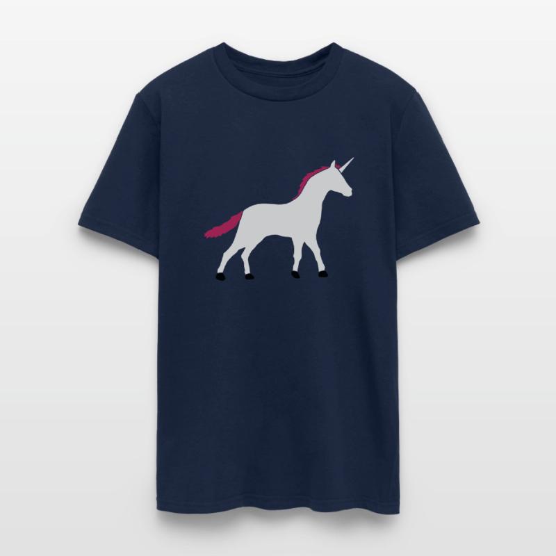 Unicorn silhouette outline shadow