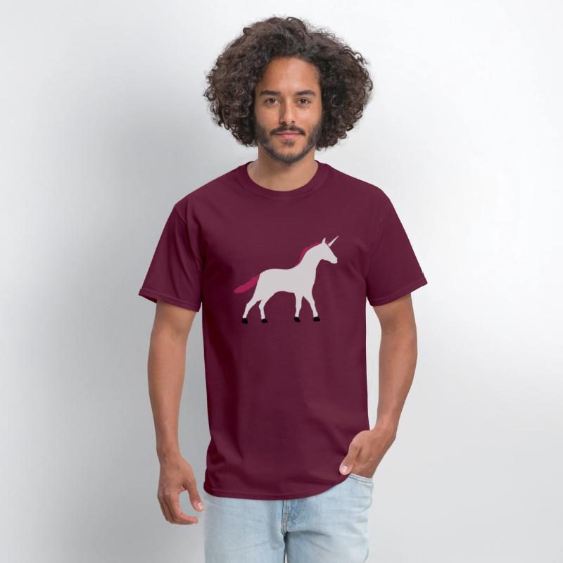 Unicorn silhouette outline shadow