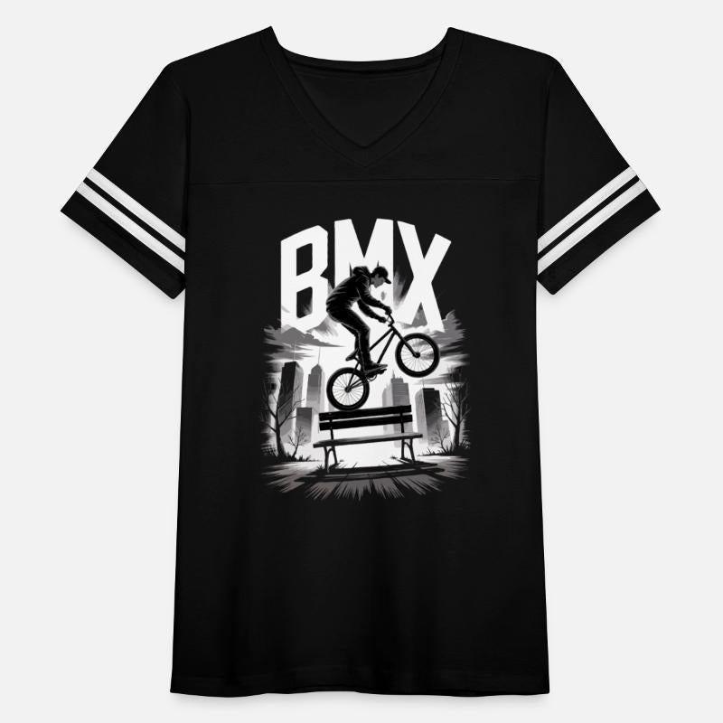 Urban BMX Bike Jump – Night Ride with City Skyline