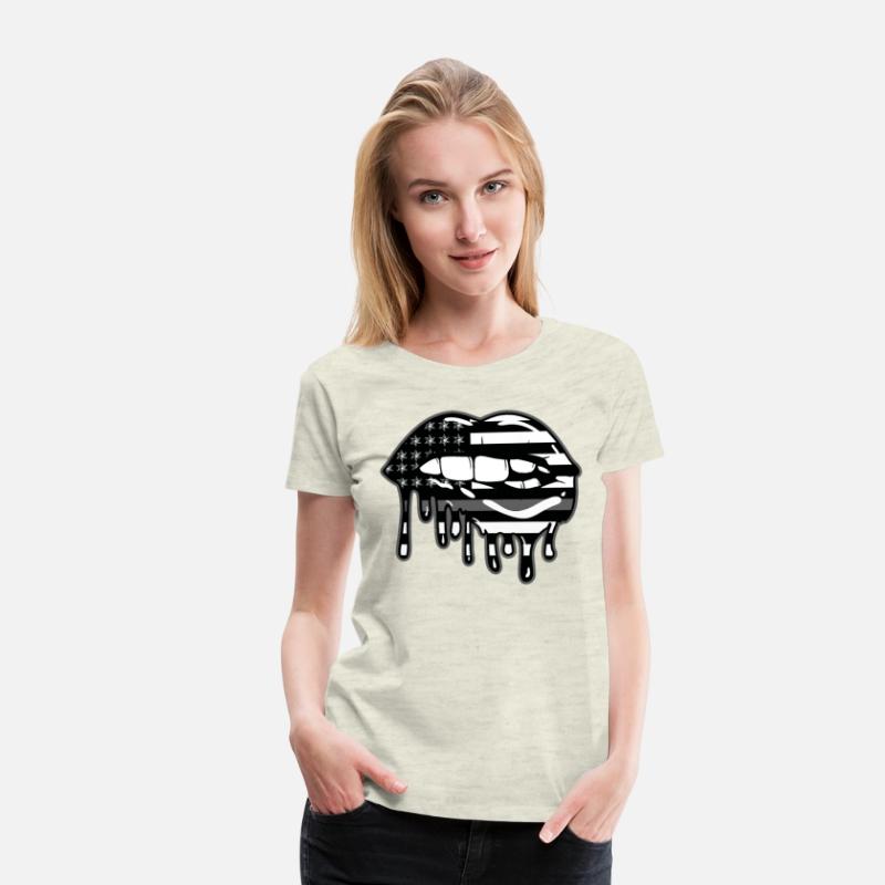 US Flag Lips Correctional Officer Patriotic First